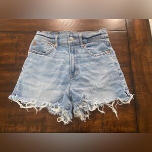 American Eagle Outfitters: High Waisted Jean Shorts
